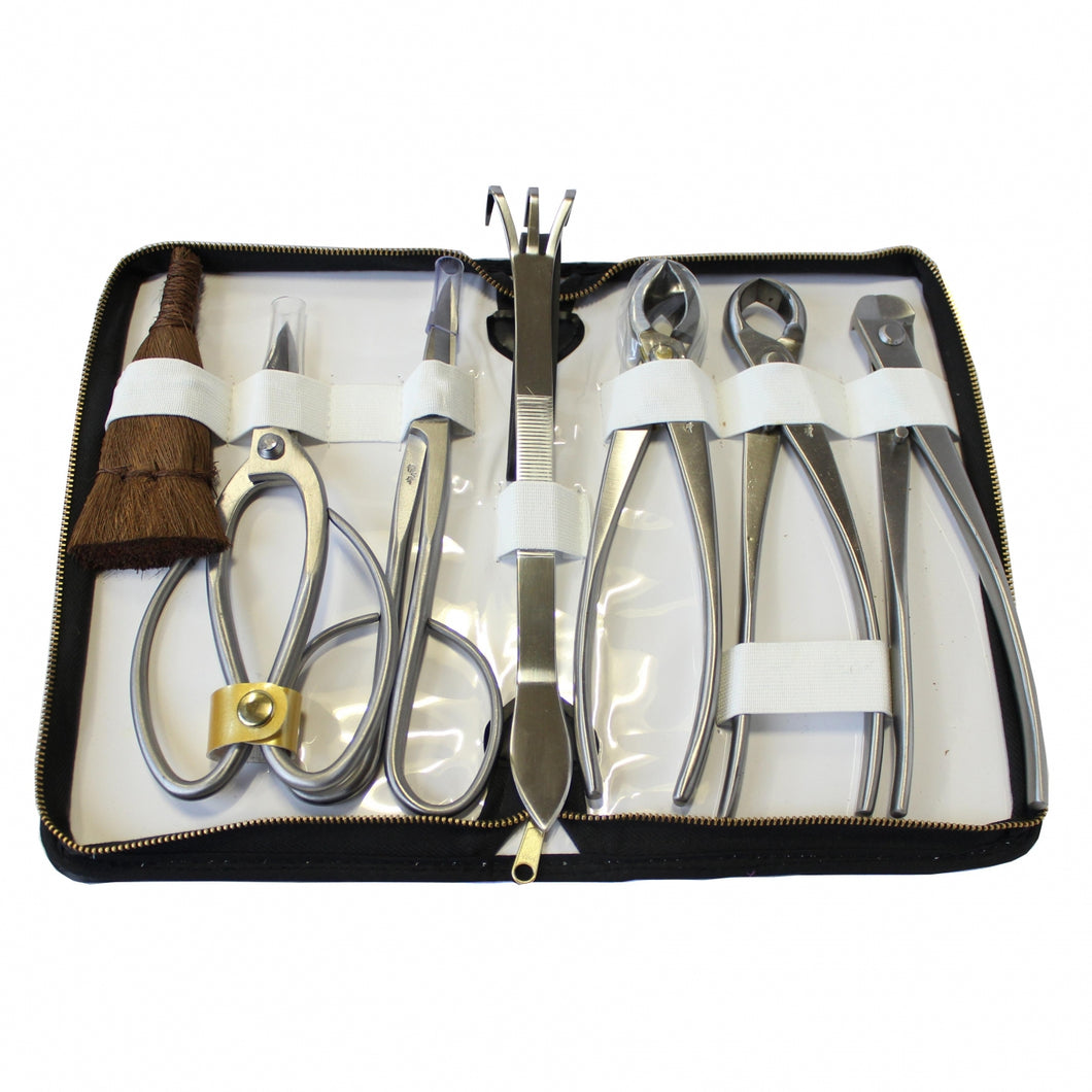 Estuche con 7 herramientas RYUGA inoxidable